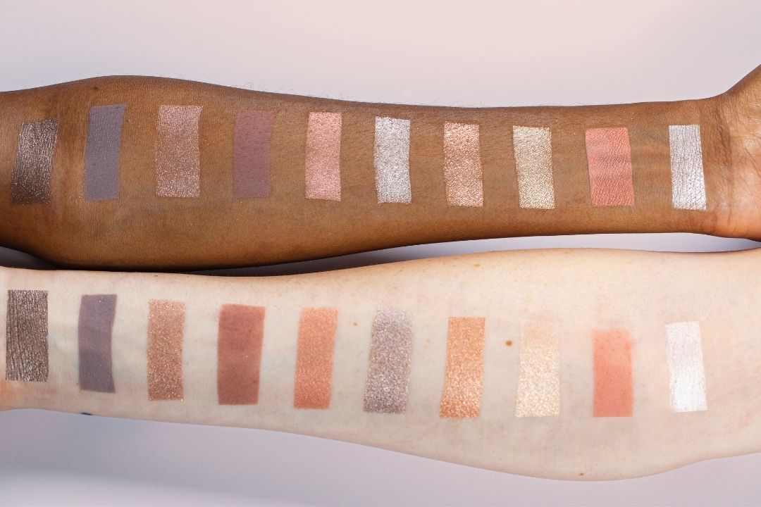 ĀTHR Beauty Rose Quartz Crystal Eyeshadow Palette – 10 Shades