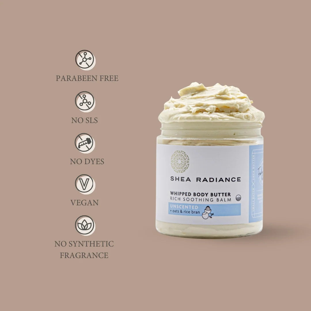 Shearadiance Whipped Shea Body Butter with Colloidal Oatmeal