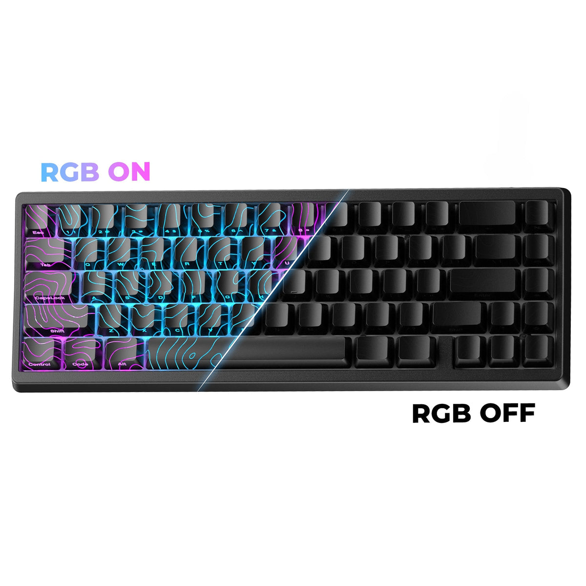 XVX M67 Mechanical Keyboard – Stellar White & More Styles, RGB