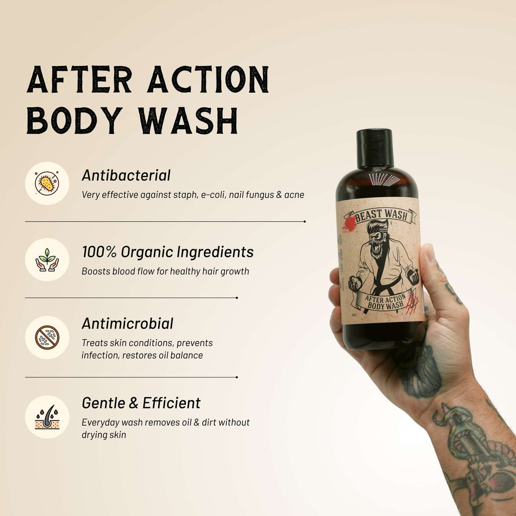 Johnny Slicks After Action Body Wash – Peppermint & Tea Tree