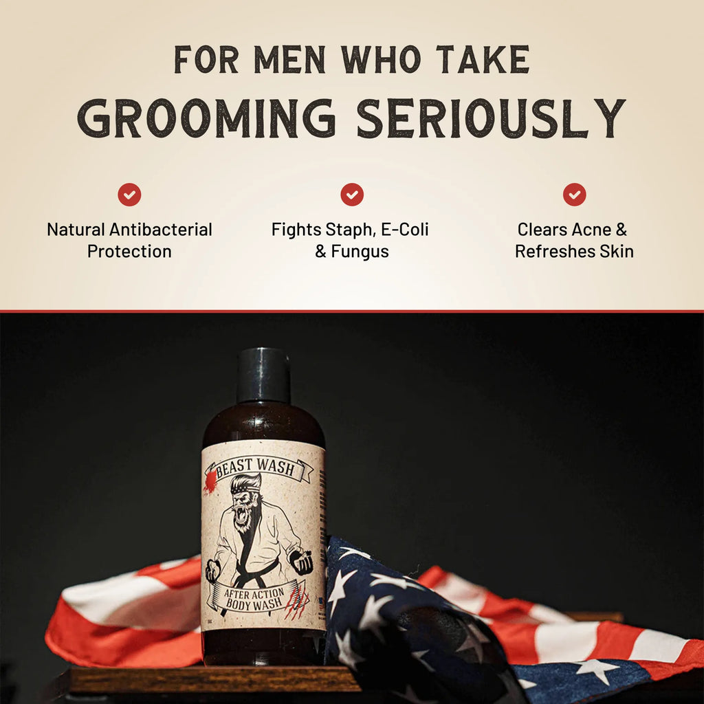 Johnny Slicks After Action Body Wash – Peppermint & Tea Tree