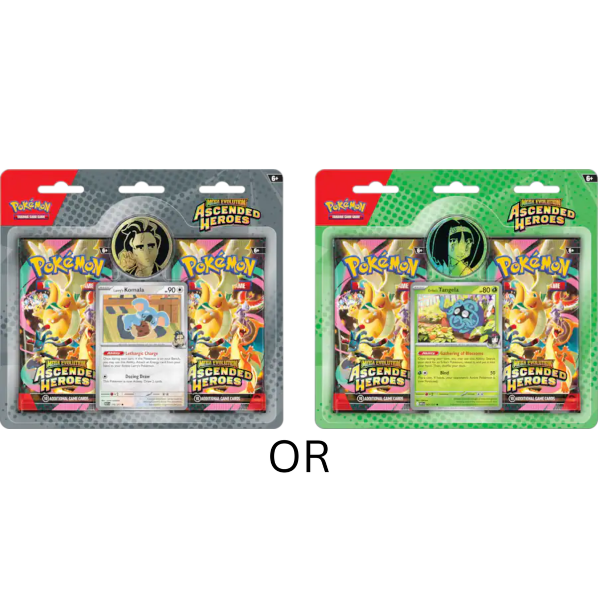 Pokémon TCG Ascended Heroes 2-Pack Blister with Promo & Coin