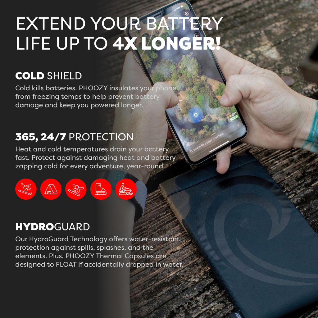 PHOOZY Apollo II Thermal Phone Capsule – Floats, 4X Battery Life