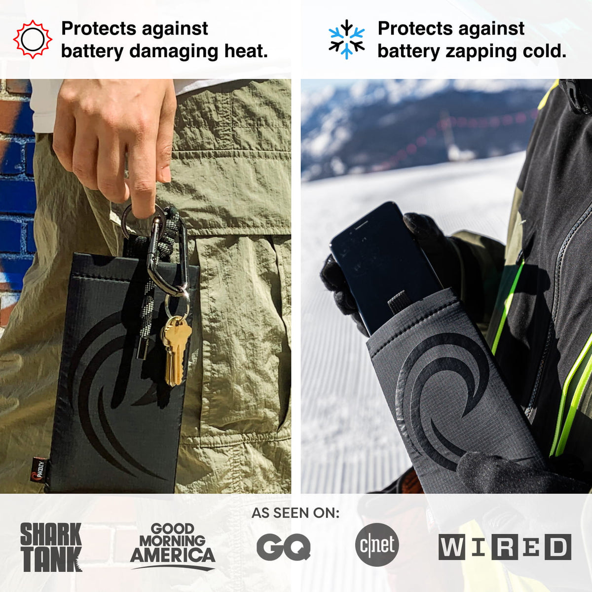 PHOOZY Apollo II Thermal Phone Capsule – Floats, 4X Battery Life