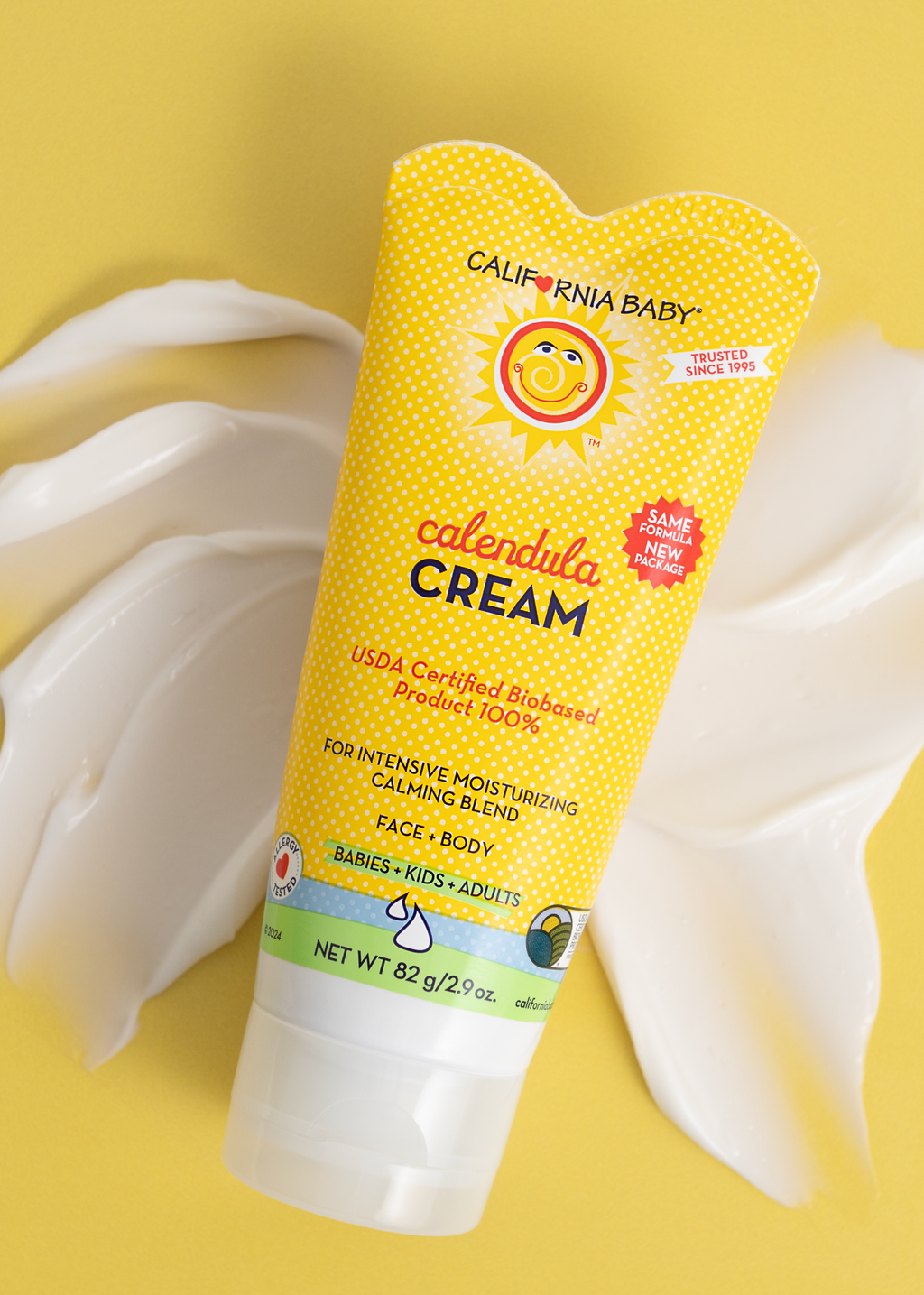 California Baby Calendula Cream – For Dry, Sensitive Skin