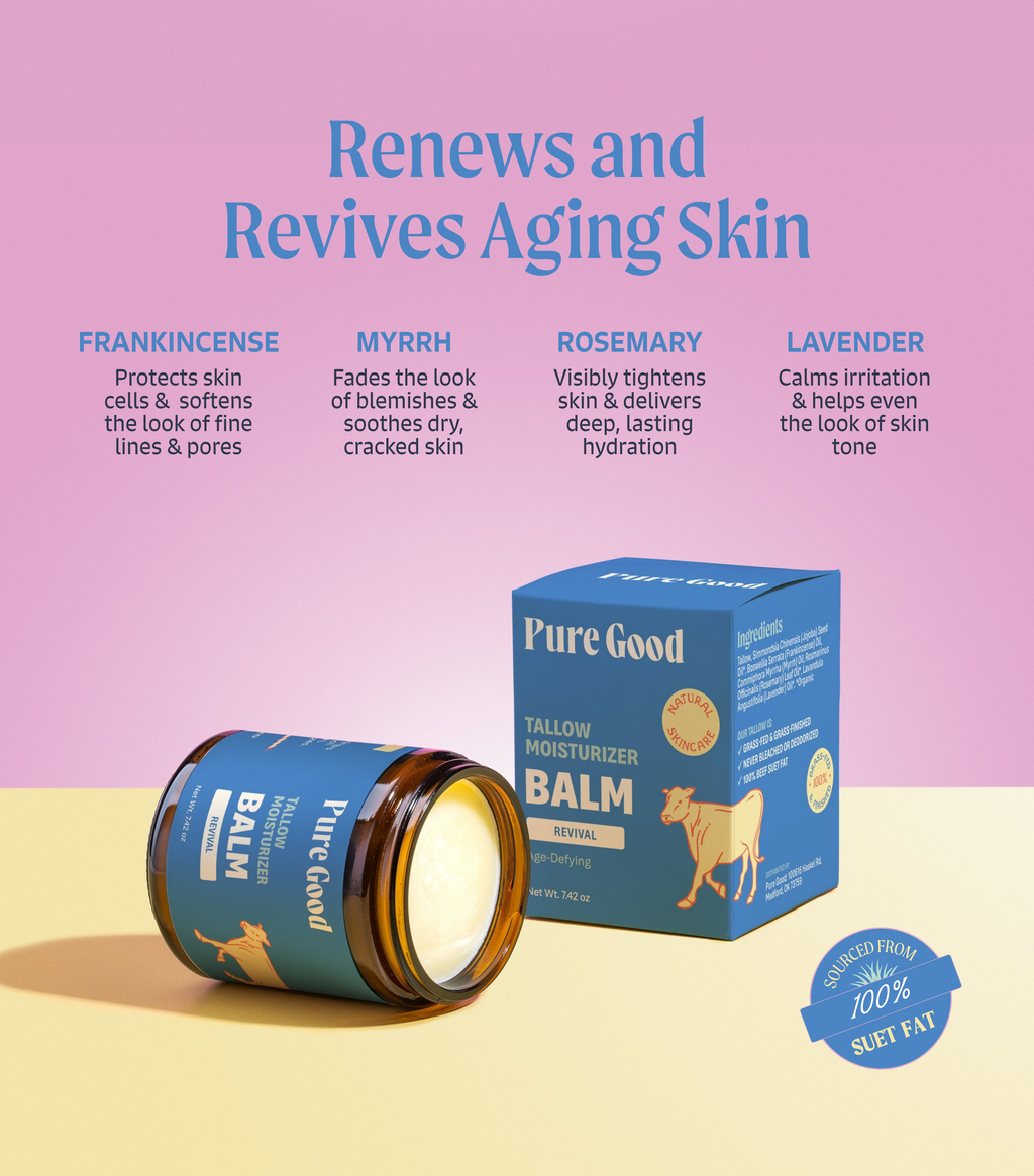 Revival Tallow Balm – Grass-Fed Tallow with Frankincense