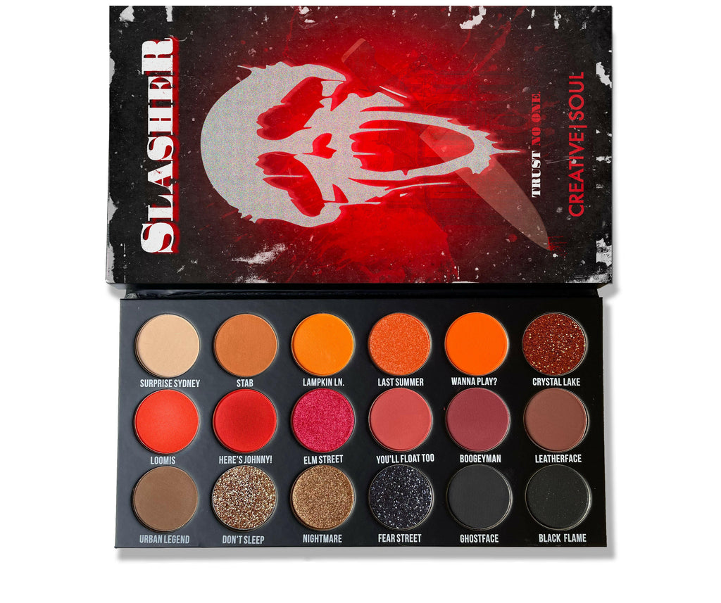 Slasher Eyeshadow Palette – 18 Horror-Inspired Shades